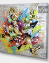 Street Art Graffiti Bliss - Modern & Contemporary Canvas Wall Art