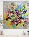 Street Art Graffiti Bliss - Modern & Contemporary Canvas Wall Art
