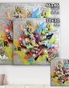 Street Art Graffiti Bliss - Modern & Contemporary Canvas Wall Art