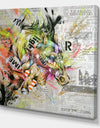 Street Art Graffiti Horse II - Modern & Contemporary Canvas Art Print