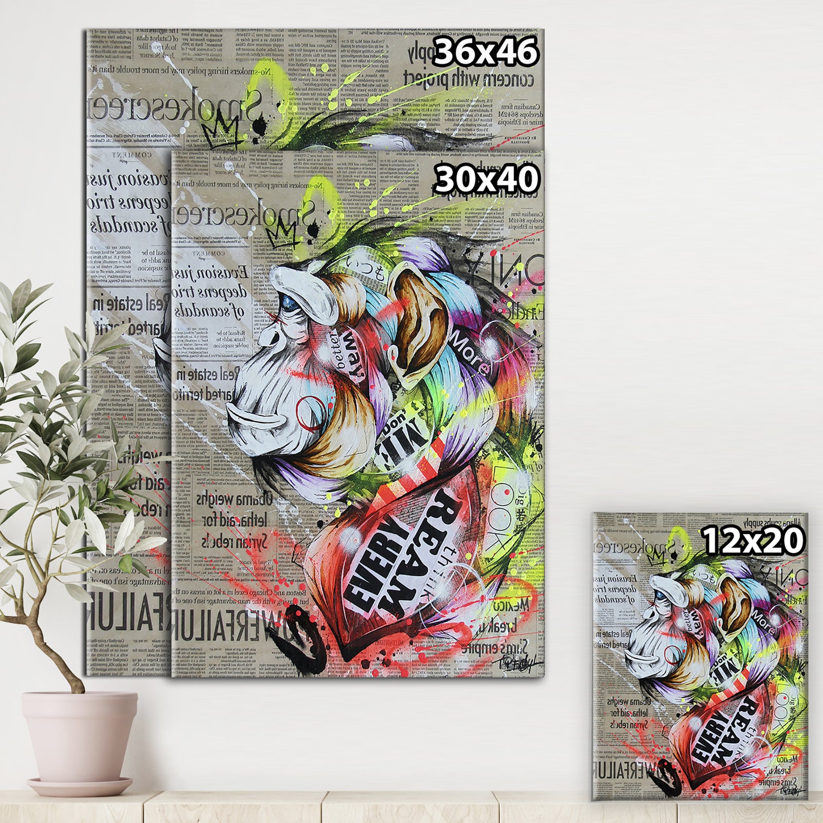 Visionary 2 - Modern & Contemporary Premium Canvas Wall Art