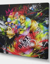 Street Art Graffiti Samurai - Modern & Contemporary Canvas Wall Art