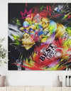 Street Art Graffiti Samurai - Modern & Contemporary Canvas Wall Art