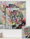 Street Art Graffiti Holy Man - Modern & Contemporary Canvas Art Print