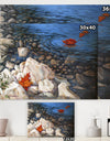 A Touch of Fall - Lake House Canvas Wall Art