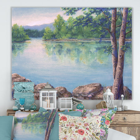 Tablerock Cove - Lake House Canvas Art Print
