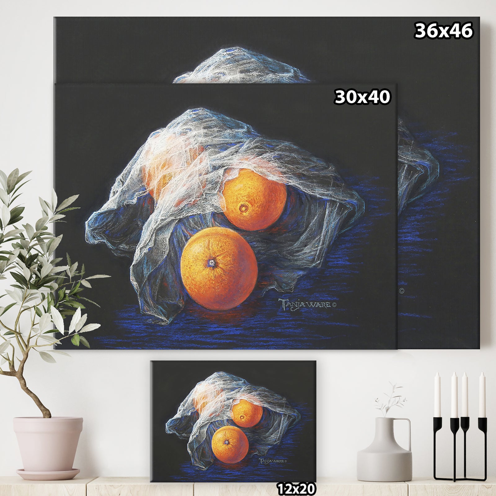 Simply Oranges - Traditional Canvas Artwork