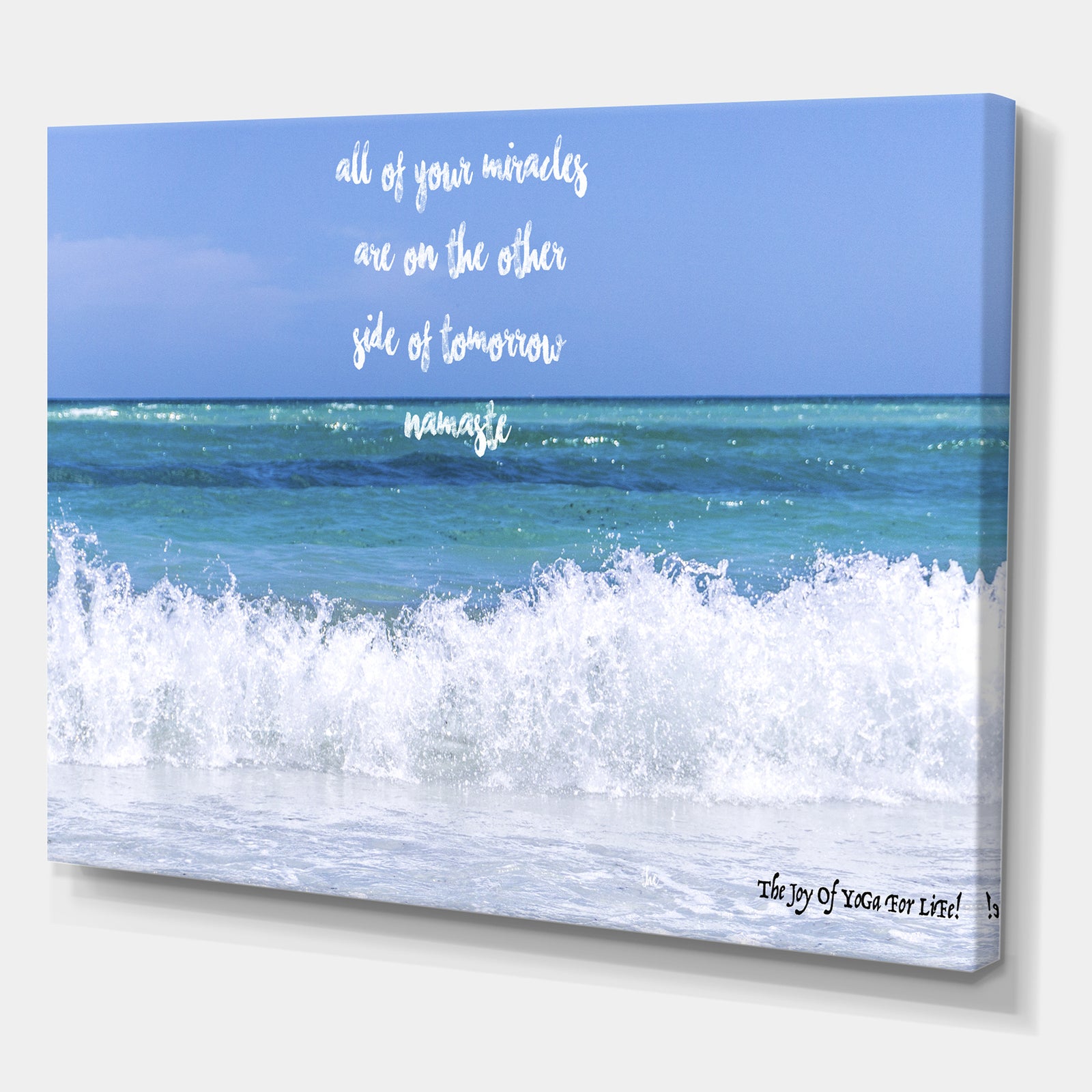 All Of Your Miracles - Cottage Premium Canvas Wall Art