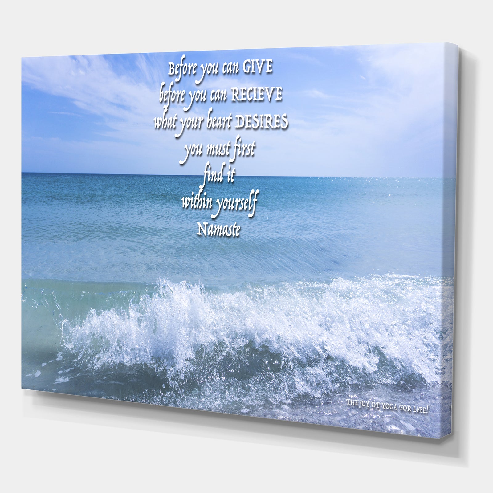 Before You Can Give - Cottage Canvas Wall Art