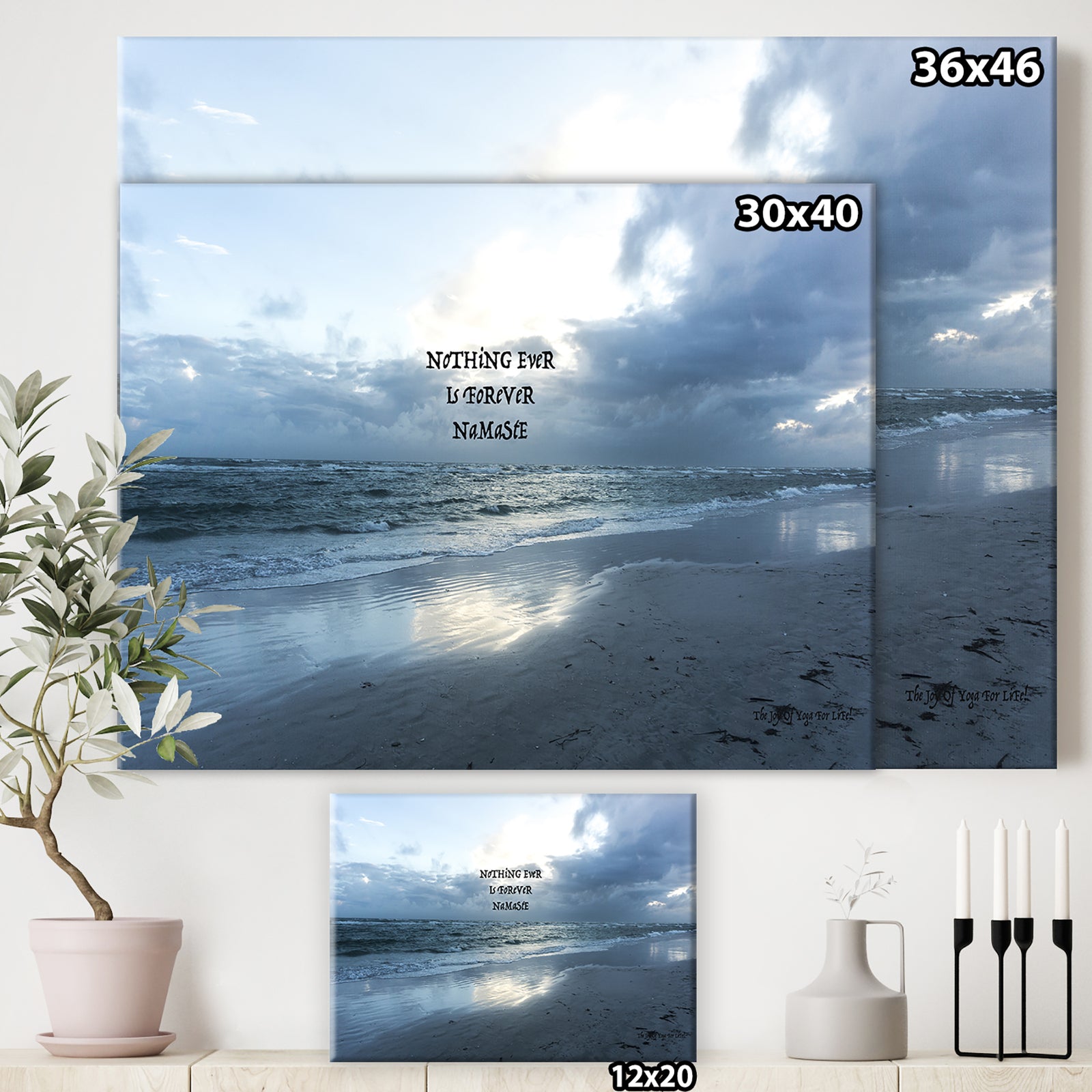 Nothing Is Ever Forever - Cottage Canvas Artwork