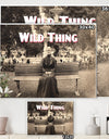 Wild Thing II - Cottage Canvas Wall Art