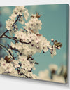 White Spring Blossom - Cottage Premium Canvas Wall Art