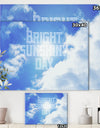 Bright Sunshiney Day - Cottage Canvas Wall Art