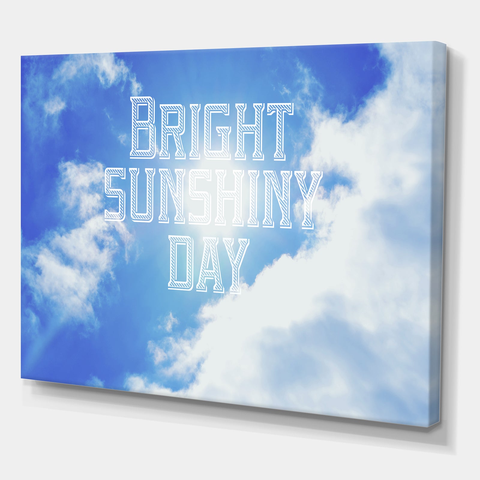 Bright Sunshiney Day - Cottage Canvas Wall Art