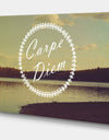 Carpe Diem - Cottage Canvas Art Print