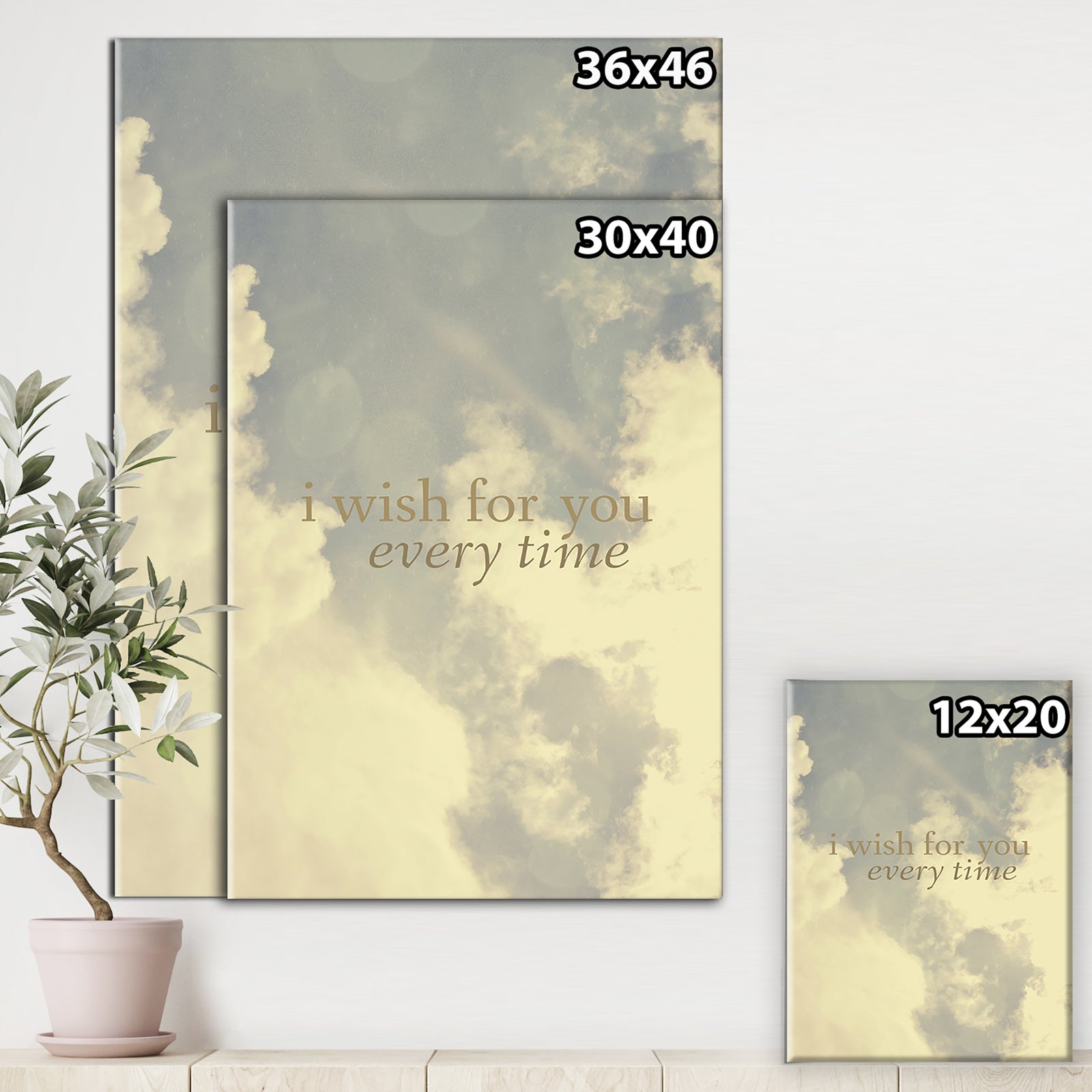 I Wish For You - Cottage Gallery-wrapped Canvas