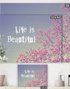 Life Is Beautiful - Cottage Premium Canvas Wall Art