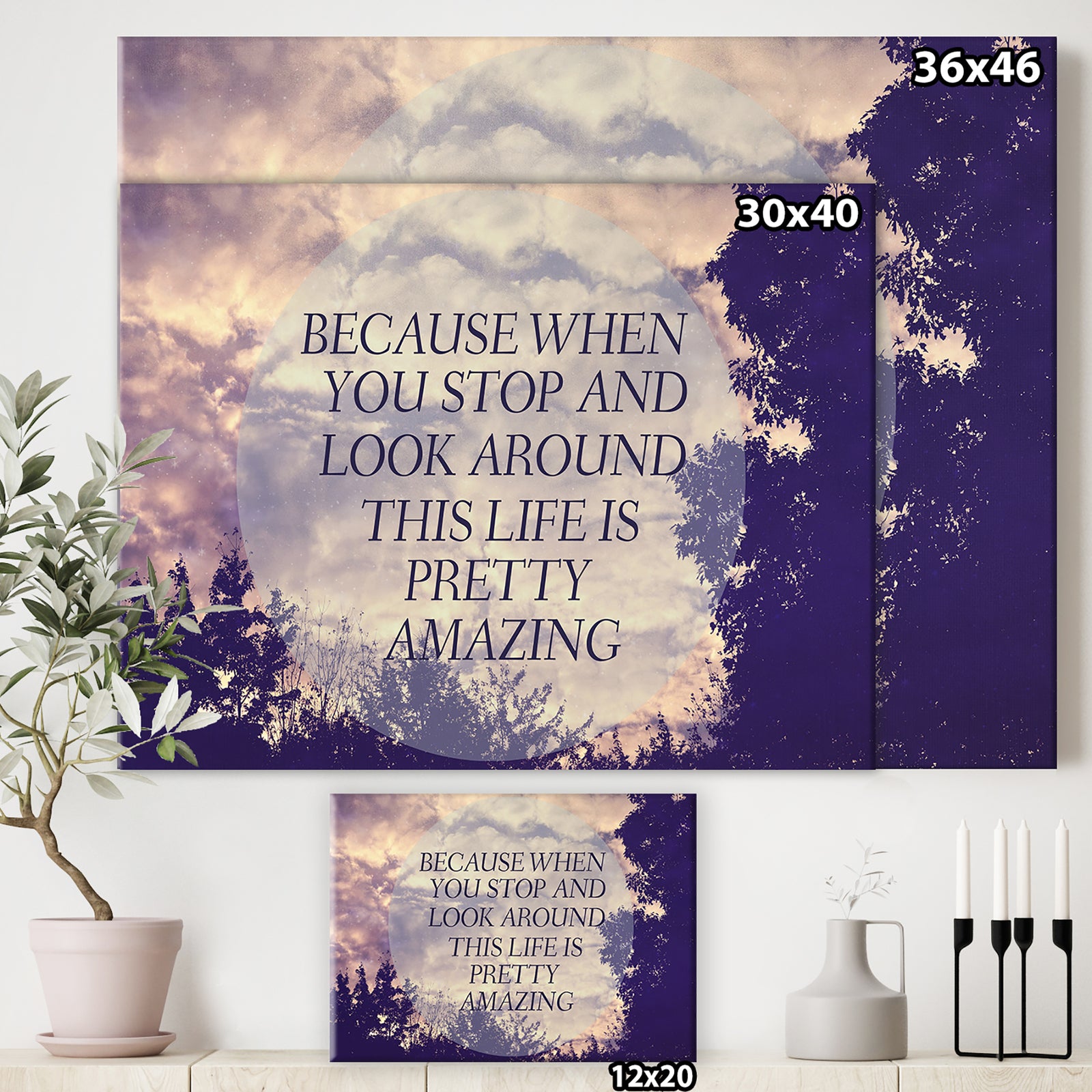 Pretty Amazing - Cottage Canvas Art Print