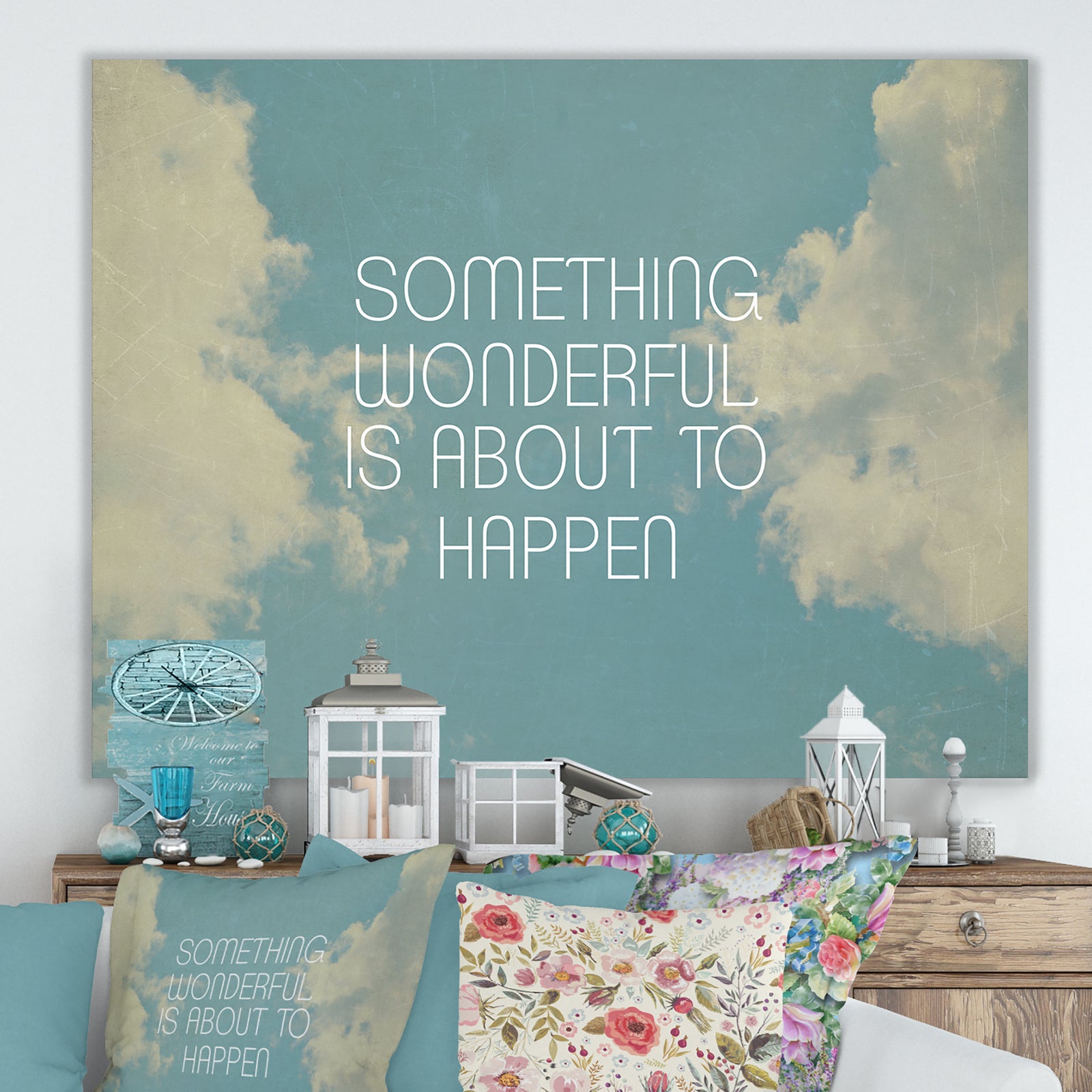 Something Wonderful - Cottage Gallery-wrapped Canvas