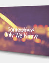 Somewhere Only We Know II - Cottage Premium Canvas Wall Art