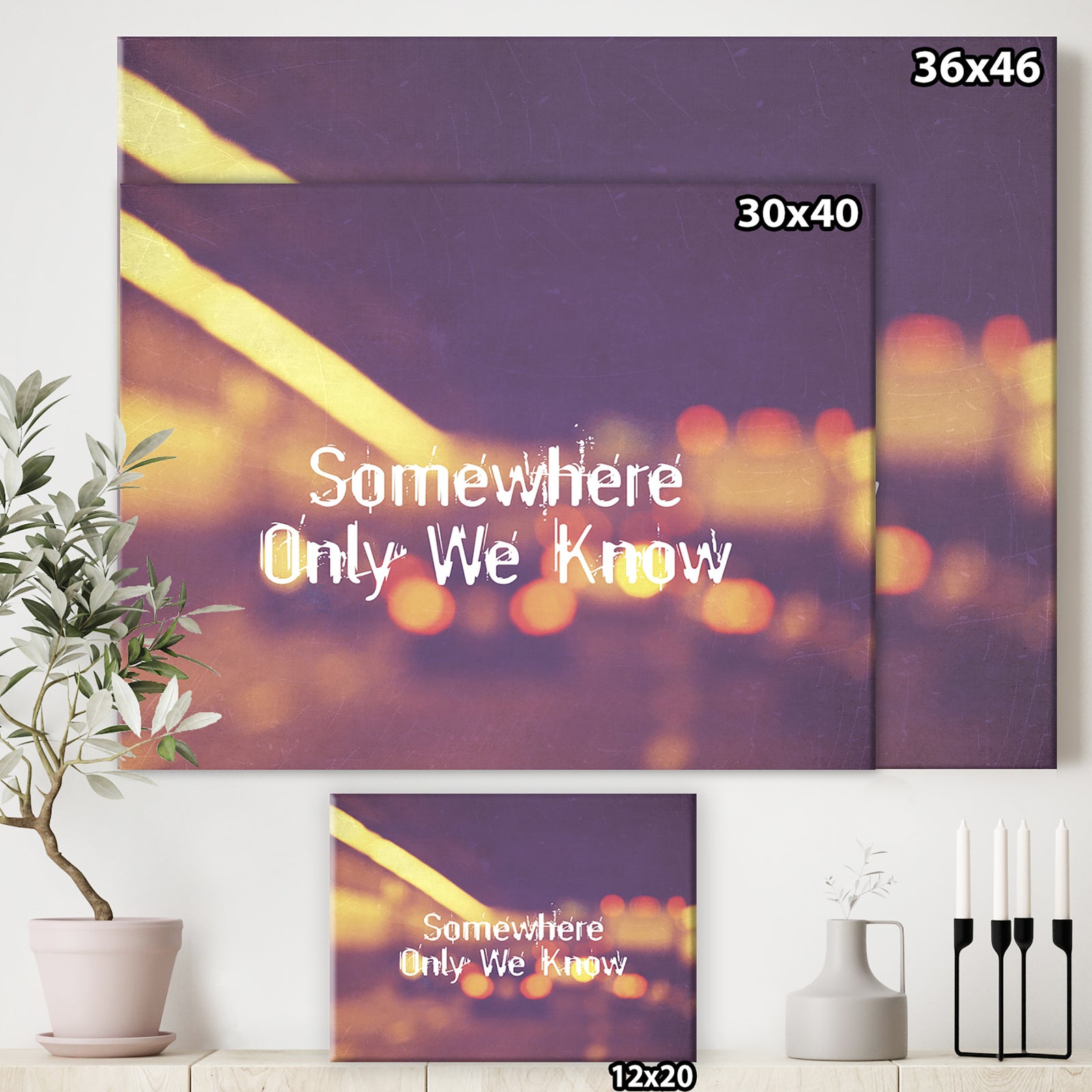 Somewhere Only We Know II - Cottage Premium Canvas Wall Art