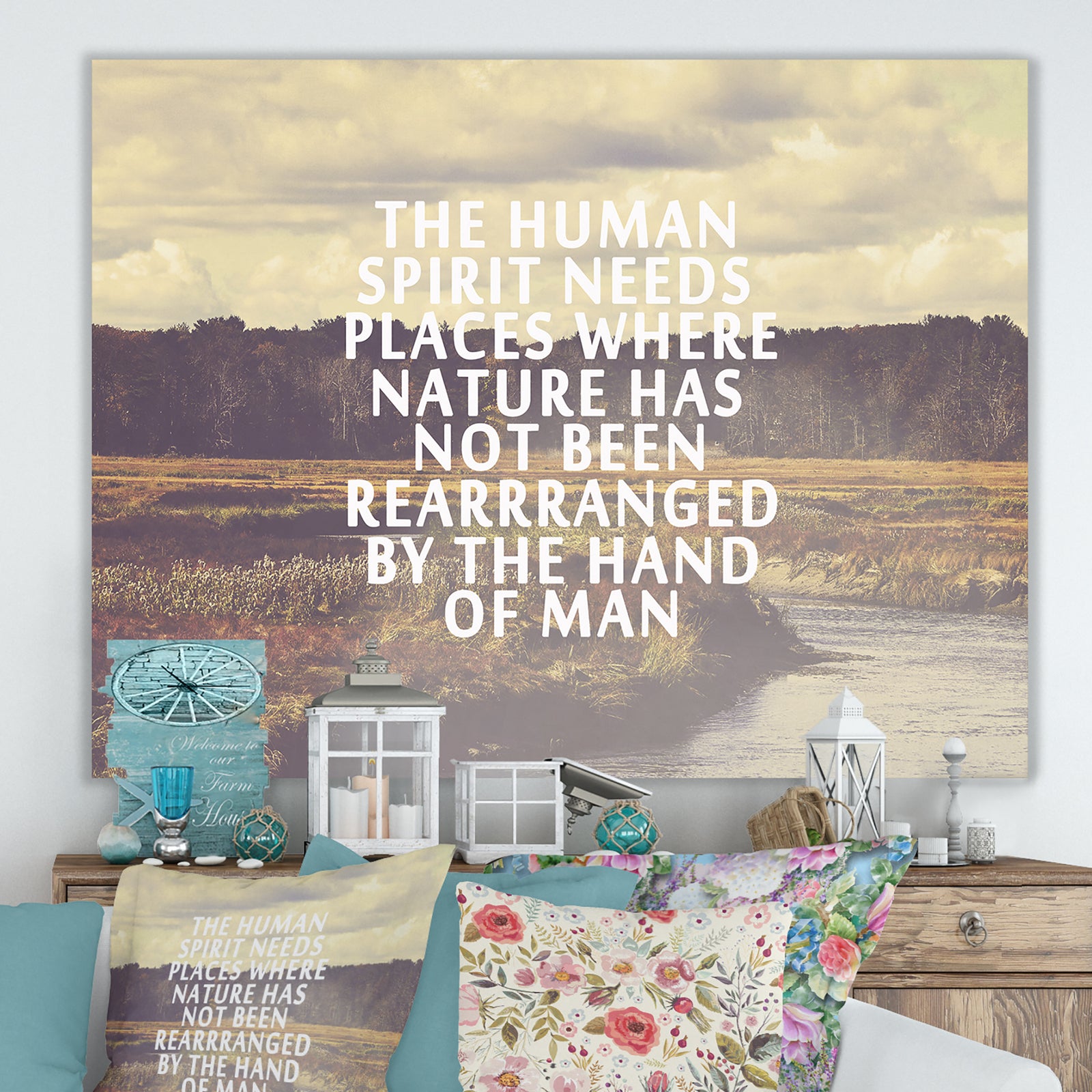 The Human Spirit - Cottage Canvas Art Print