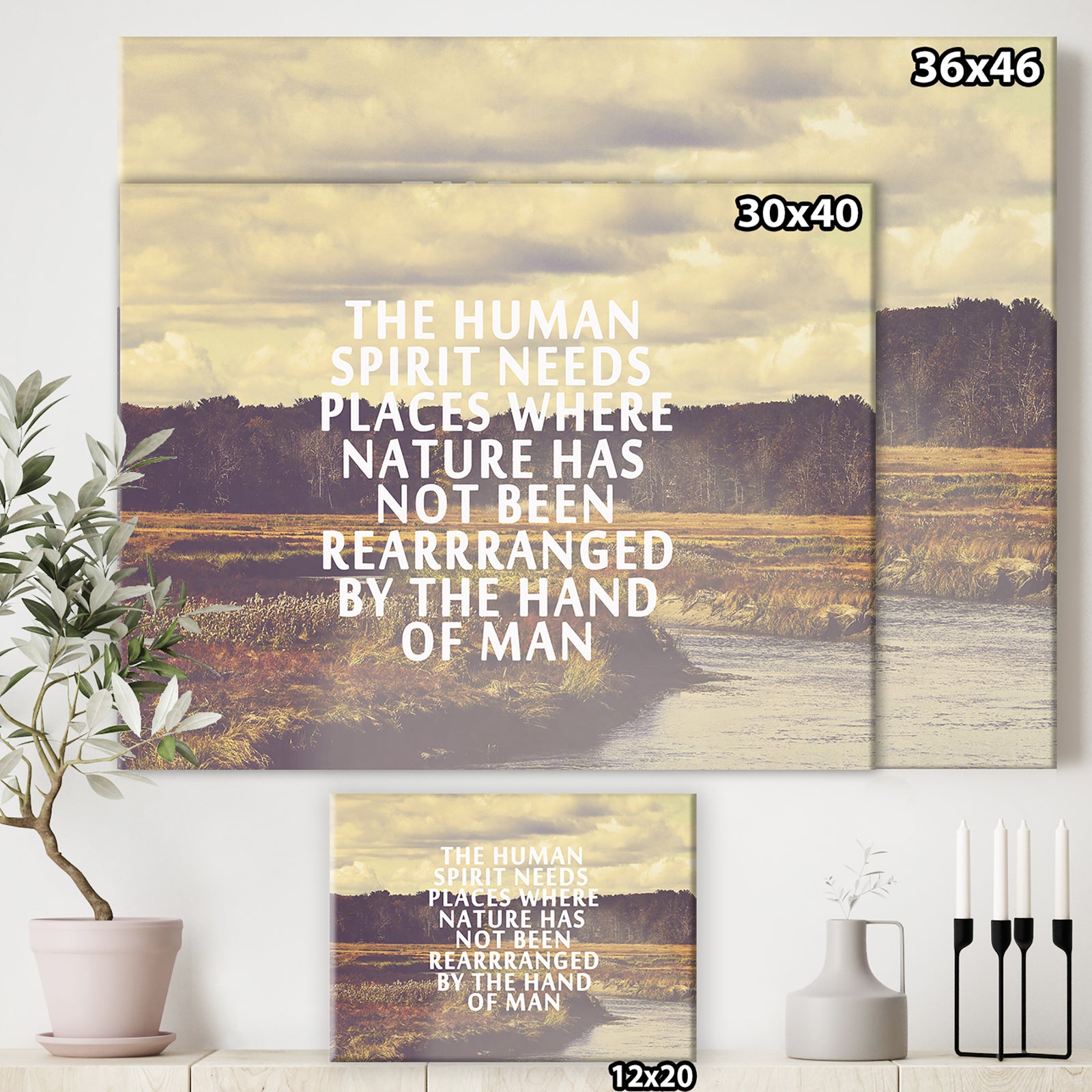 The Human Spirit - Cottage Canvas Art Print