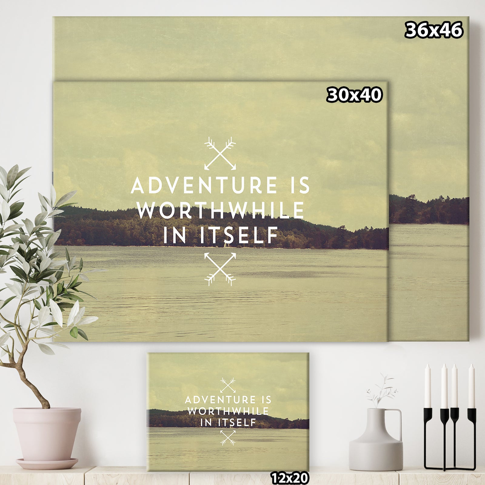 Worthwhile - Cottage Gallery-wrapped Canvas
