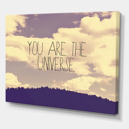 You Are The Universe - Cottage Canvas Artwork