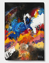 Abstract Black 02 - Modern & Contemporary Gallery-wrapped Canvas