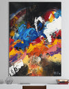 Abstract Black 02 - Modern & Contemporary Gallery-wrapped Canvas