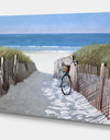 Beach Bike 2 - Canvas Art Print