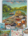 Fishing Feast At The Lake - Lake House Gallery-wrapped Canvas