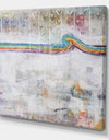 Rainbow Waves Of Love - Modern & Contemporary Canvas Wall Art