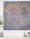 The Heart In The Matrix - Modern & Contemporary Premium Canvas Wall Art