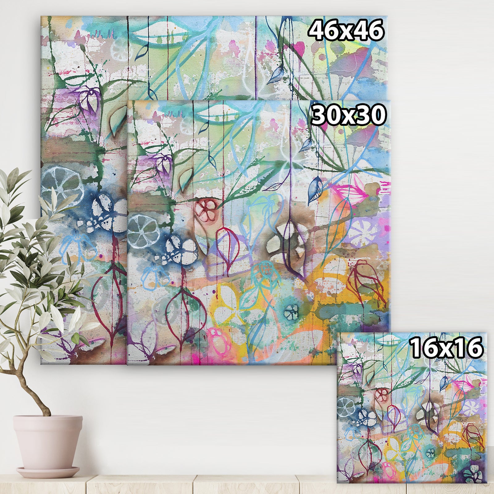 Blossom Baby - Cottage Gallery-wrapped Canvas