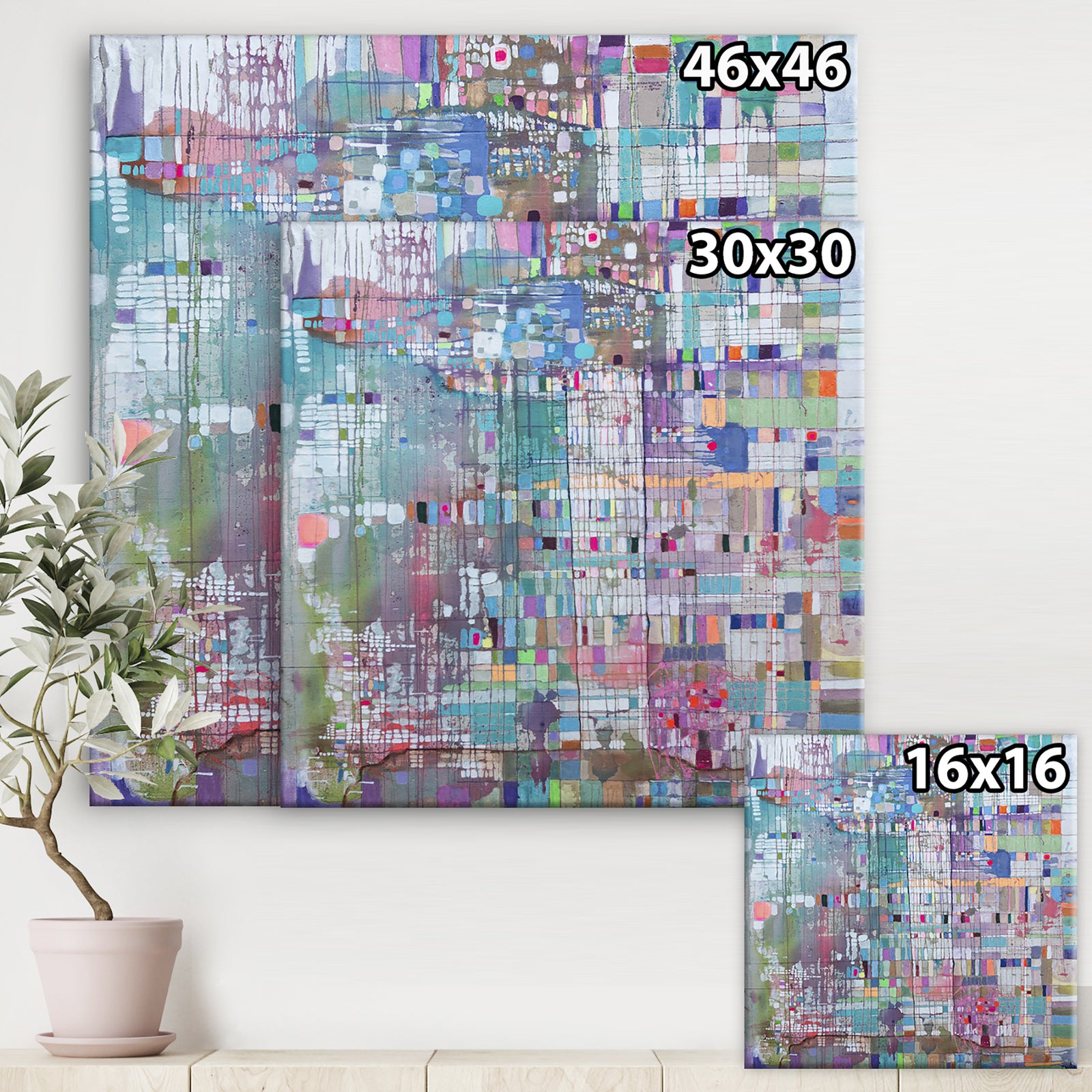 Matrix Colour Field - Premium Canvas Wall Art