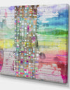 Tree Trunk Magic - Mid-Century Modern Canvas Art Print