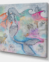 Mermaid Aura - Nautical & Coastal Gallery-wrapped Canvas