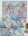 Mermaid Aura - Nautical & Coastal Gallery-wrapped Canvas