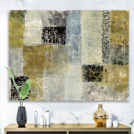 Multicolor Twin City - Glam Gallery-wrapped Canvas