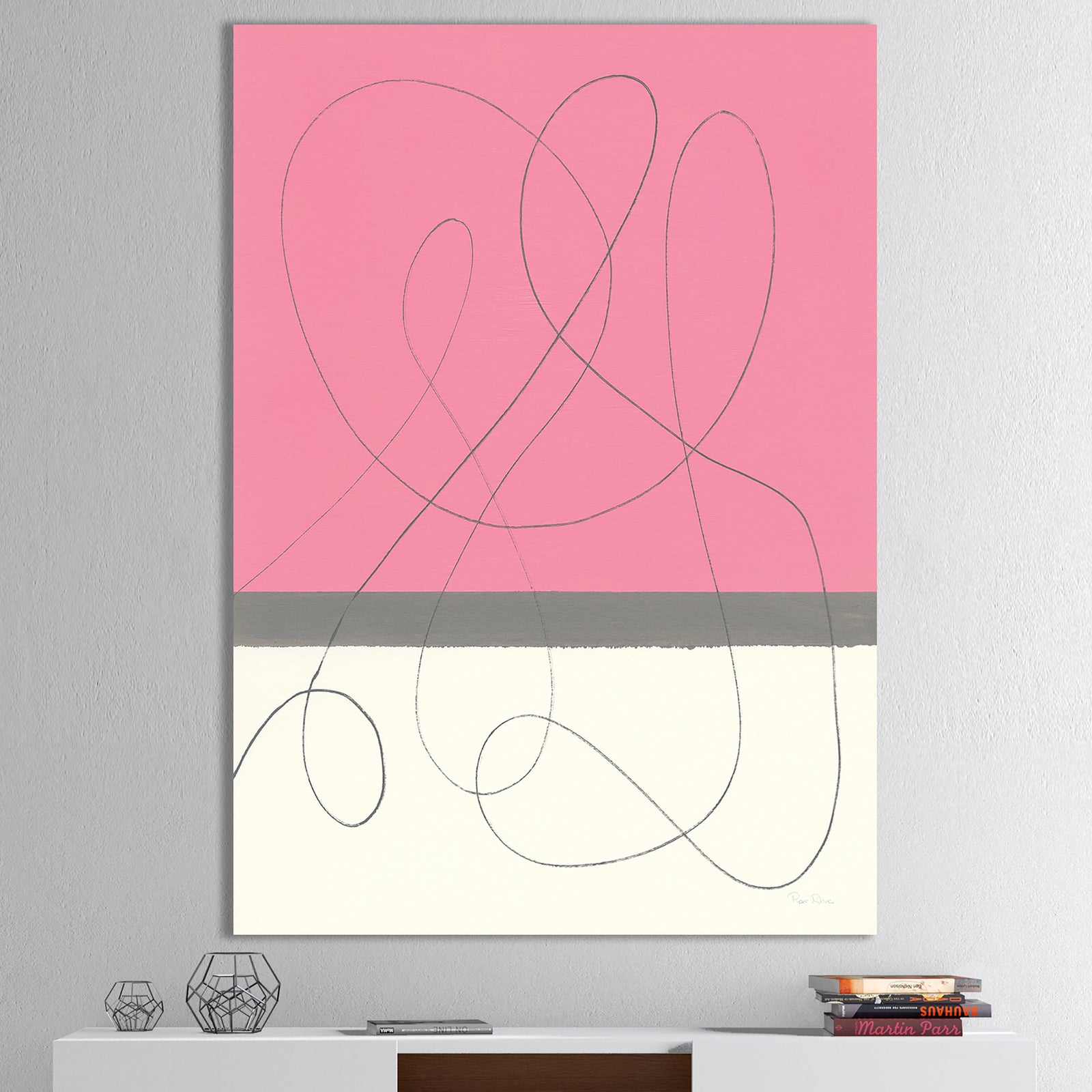 Geometric Neapolitan II - Shabby Chic Canvas Artwork