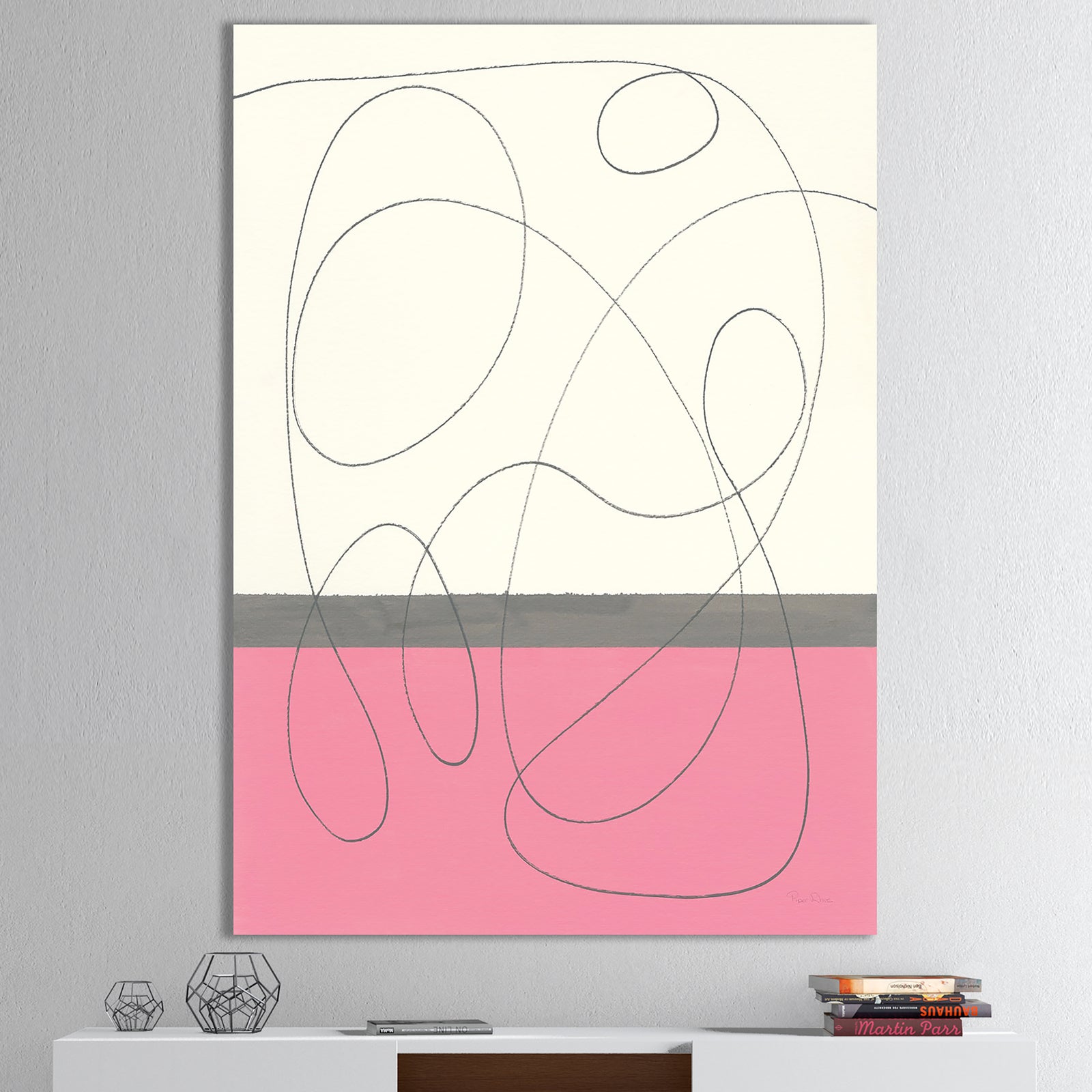 GeometricNeapolitan I - Shabby Chic Canvas Art