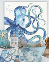 Blue Deep Sea VIII - Coastal Premium Canvas Wall Art