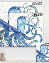 Blue Deep Sea VIII - Coastal Premium Canvas Wall Art