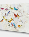 Multi-Color Bird on Tree - Modern Farmhouse Canvas Art