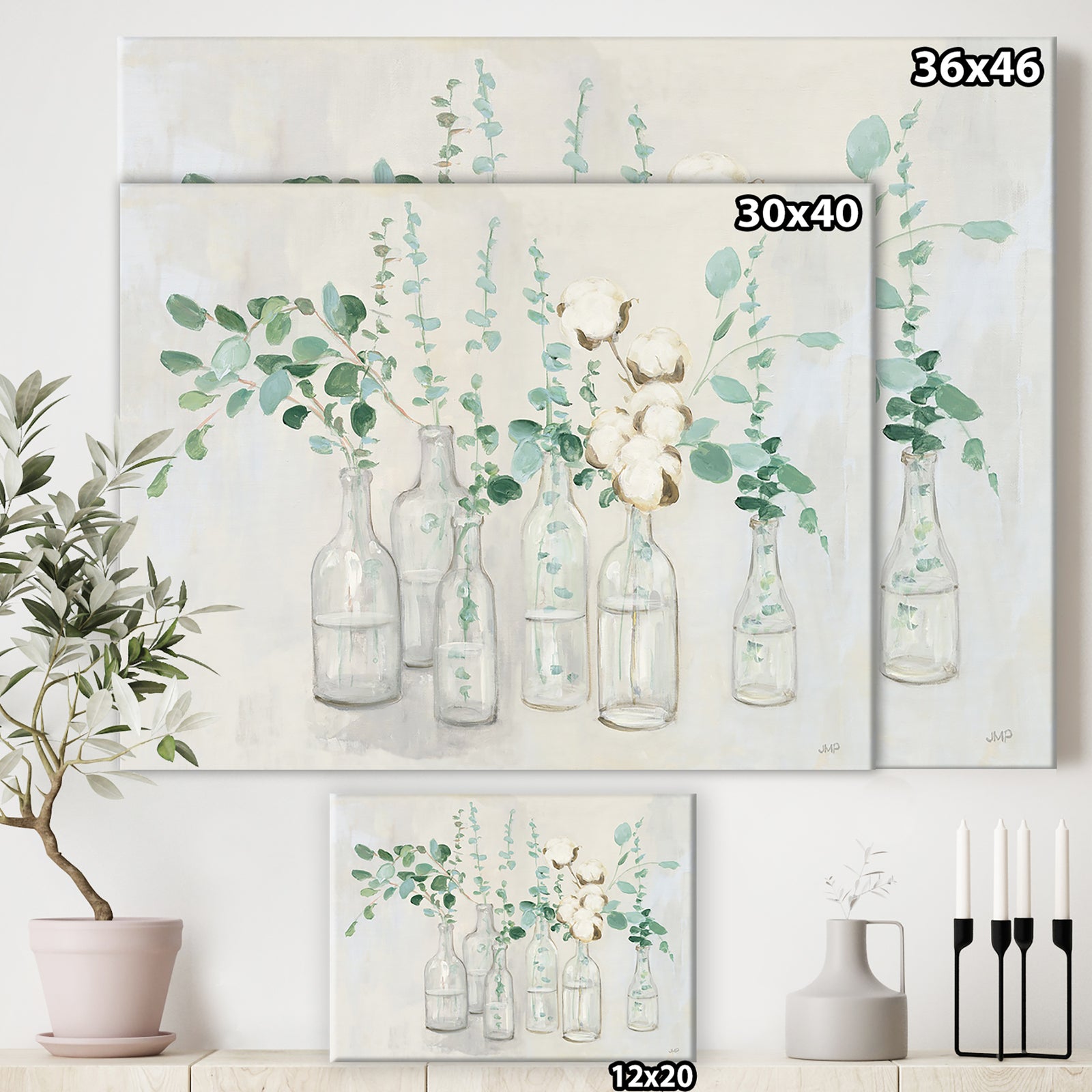 Beautiful Flower Composition - Cottage Canvas Art