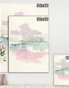 Pink Lifting Fog - Shabby Chic Gallery-wrapped Canvas