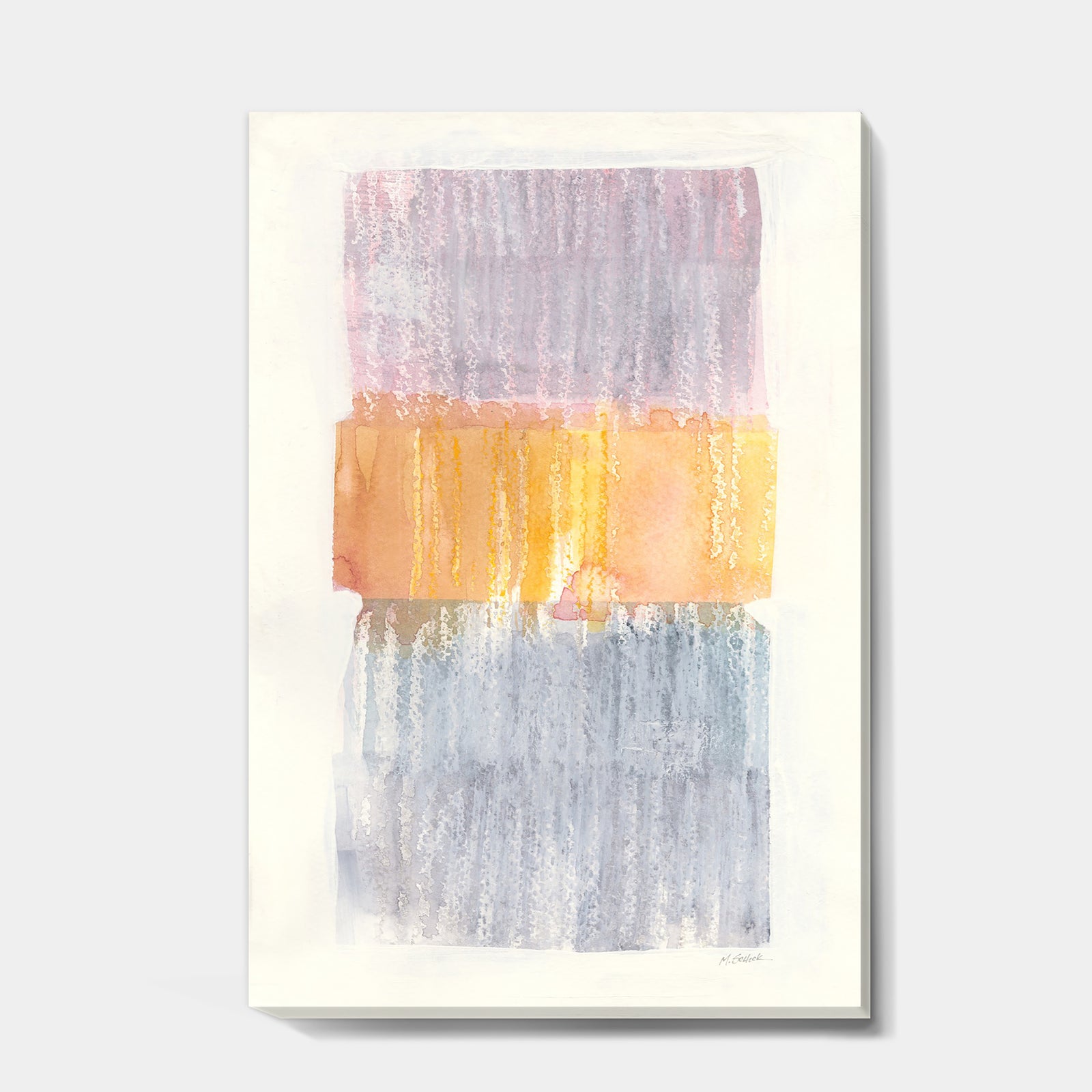 Modern Abstract Drive - Cottage Canvas Artwork