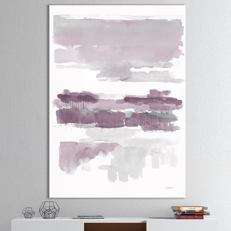 Purple Amethyst Wetlands - Traditional Premium Canvas Wall Art